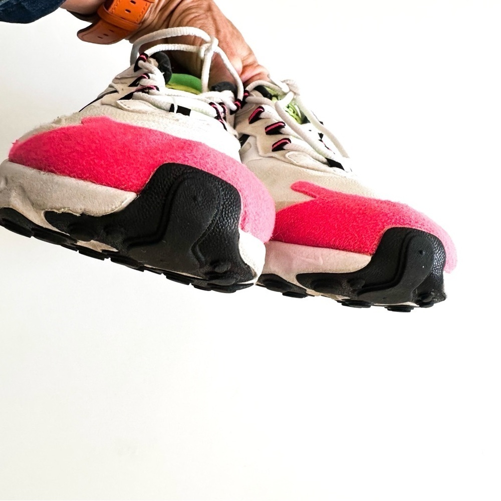 Neon Pink & Green Nike Air70 React Sneakers 7.5 - Picture 6 of 12